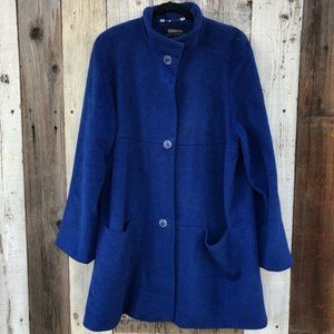 Neiman Marcus Blue Trench Coat